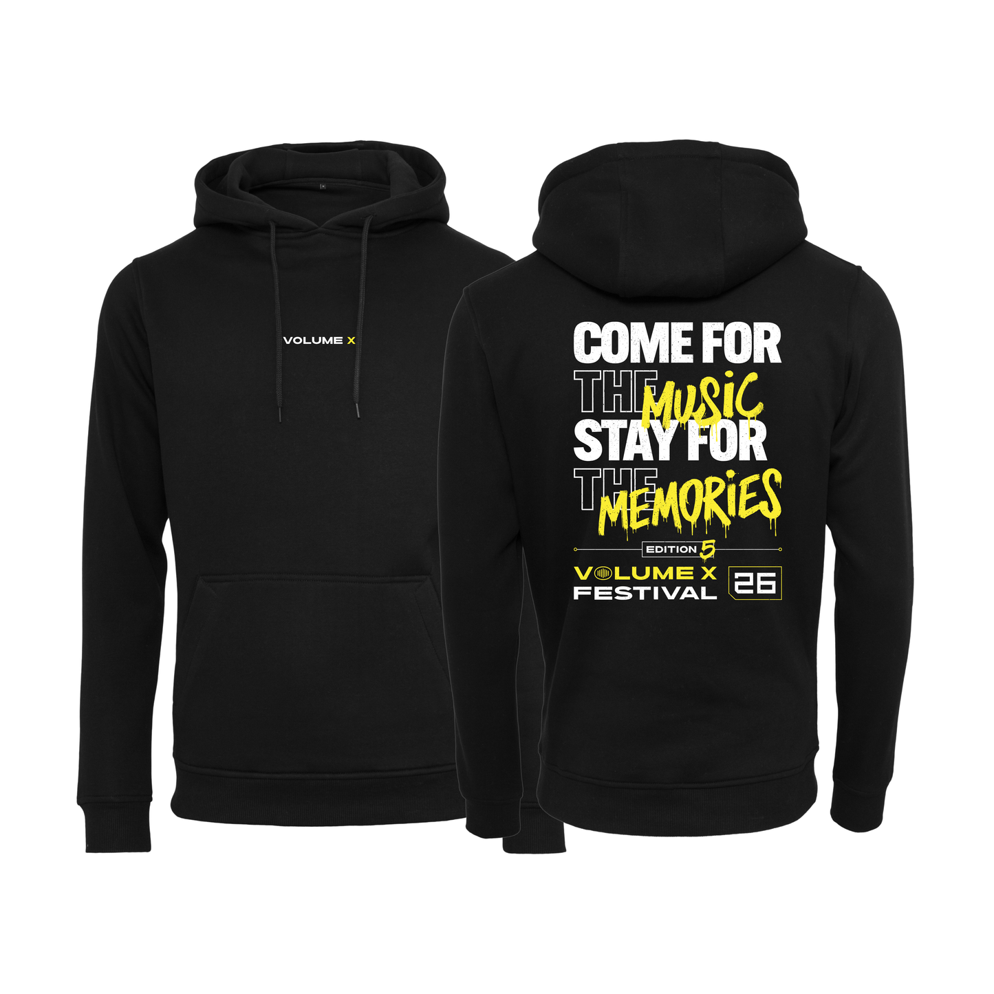 Regular Hoodie - Come For The Music, Stay For The Memories