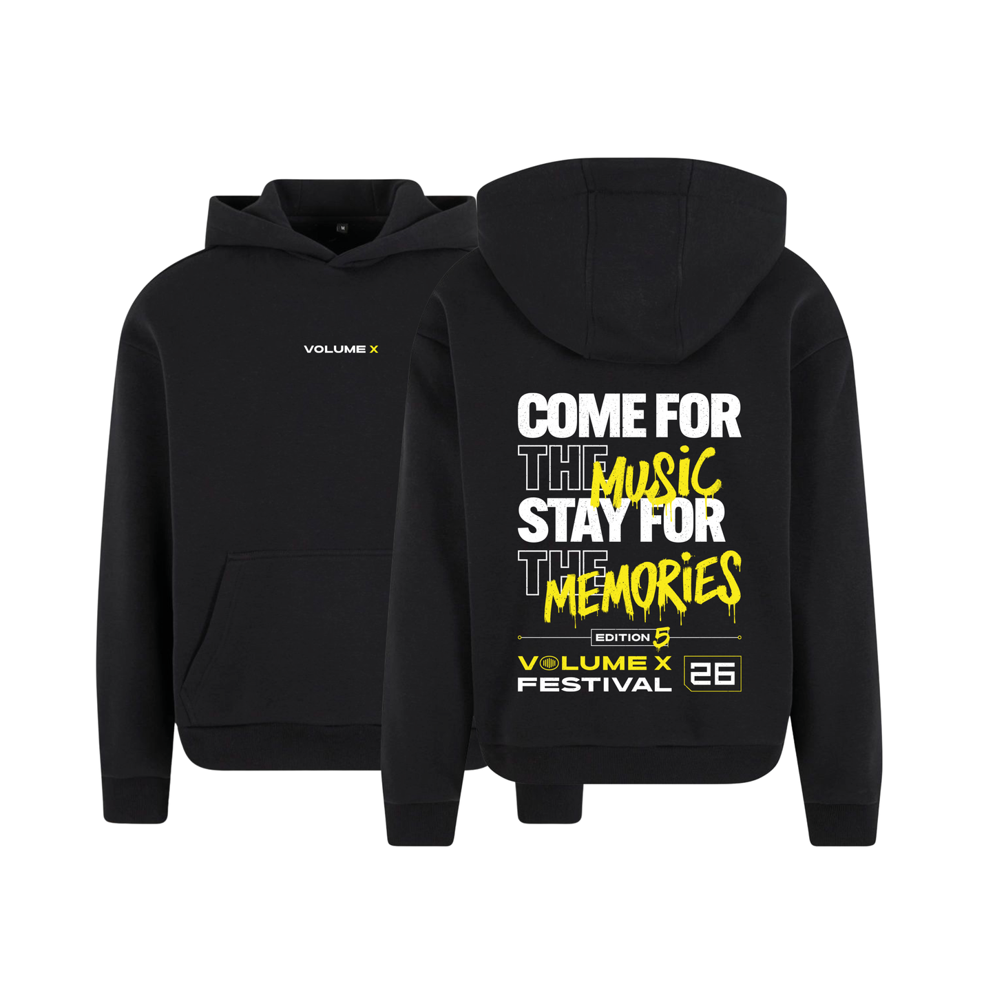 Cozy Oversize Hoodie - Come For The Music, Stay For The Memories