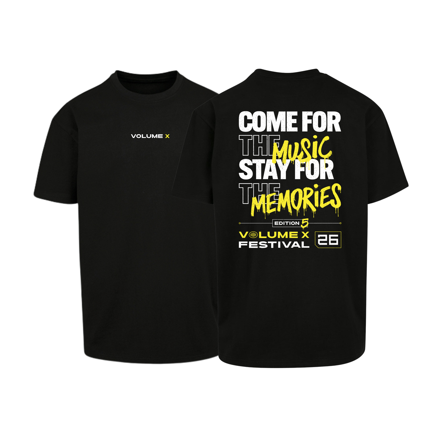 Oversize Shirt - Come For The Music, Stay For The Memories