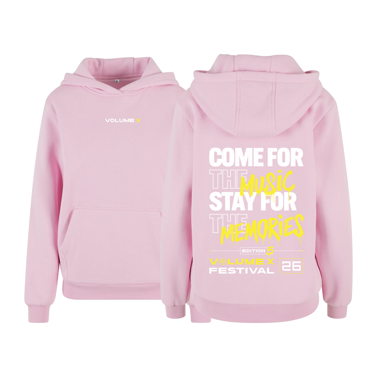 Ladies Cozy Oversize Hoodie - Come For The Music, Stay For The Memories